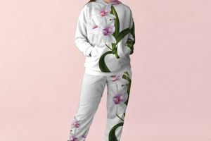 Collection of Women's Costumes with 3D Prints of Flowers: The Embodiment of Natural Beauty and Style