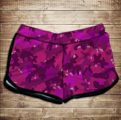Шорти 3D принт жіночі- pink camuflage 1238235213 фото