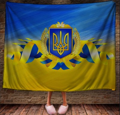 Плед з 3D принтом - Україна 1623964181 фото