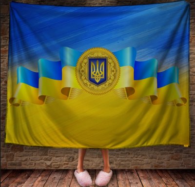 Плед з 3D принтом - Україна 1623964396 фото
