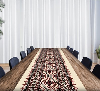 Раннер (доріжка на стіл) з принтом Вишиванка 1746177817 фото