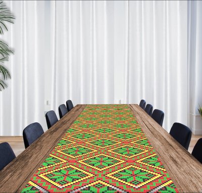 Раннер (доріжка на стіл) з принтом Вишиванка 1746139783 фото
