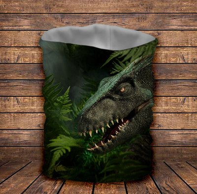 Бафф з 3D принтом Динозавр в джунглях 1288762042 фото