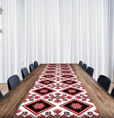 Раннер (доріжка на стіл) з принтом Вишиванка 1746168903 фото