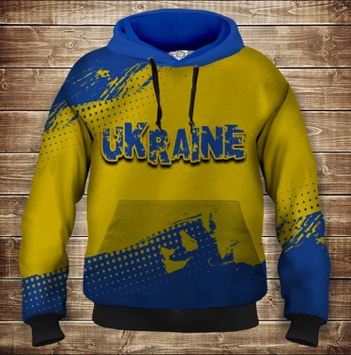 Толстовка унісекс з 3D принтом на тему: Україна 2200964912 фото
