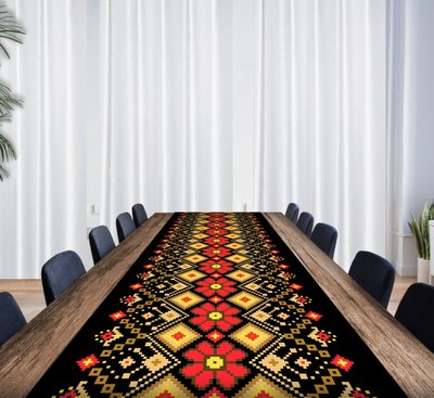Раннер (доріжка на стіл) з принтом Вишиванка 1746170204 фото