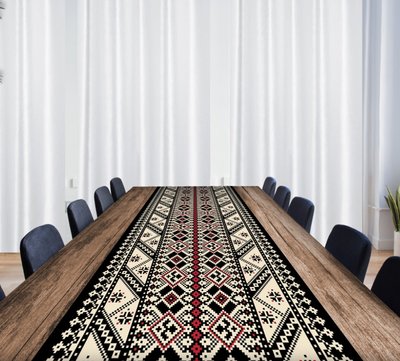 Раннер (доріжка на стіл) з принтом Вишиванка 1746170469 фото