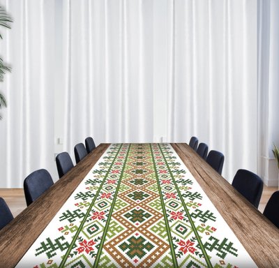 Раннер (доріжка на стіл) з принтом Вишиванка 1746170988 фото