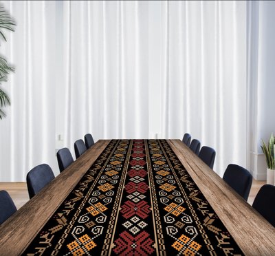 Раннер (доріжка на стіл) з принтом Вишиванка 1746171327 фото