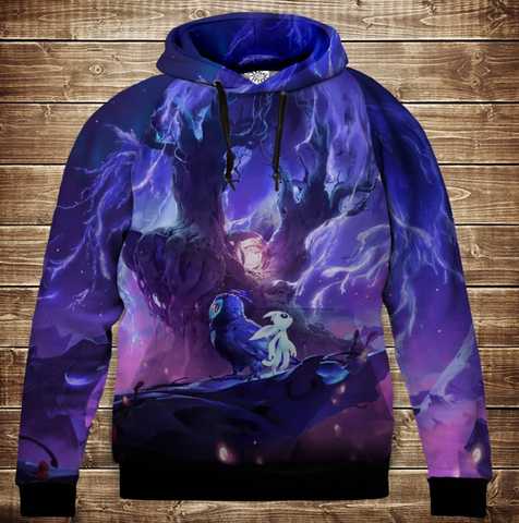 Ori and the Will of the Wisps 3D print hoodie