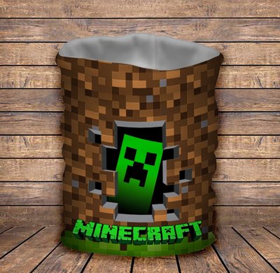 Бафф з 3D принтом Minecraft Logo 1288715183 фото
